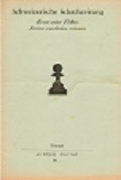 SCHWEIZERISCHE SCHACHZEITUNG / 1950 vol 50, no 1-12